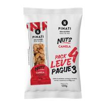 Barra de Cereais Pinati Nuts Canela Leve 4 Pague 3 com 4 unidades de 30g cada