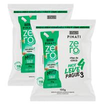 Barra de Cereais Pinati Nuts Zero Chips de Coco Leve 4 Pague 3 Kit com duas unidades