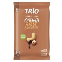 Barra de Cereais TRIO Avelã, Castanha, Chocolate 60g