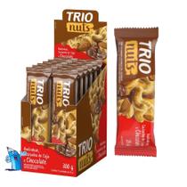 Barra de cereais trio nuts 25g caixa com 12 unidades