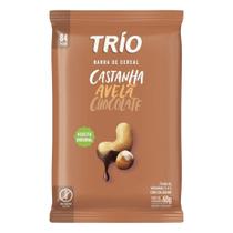 Barra de Cereal Avelã, Castanha e Chocolate Trío 60g