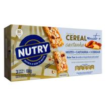 Barra de Cereal Castanhas Nutry 3x22g Barra de Cereal Castanhas Nutry 3x22g