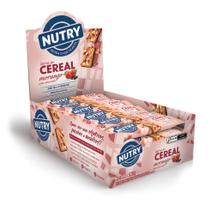 Barra de Cereal Display c/24 Unidades (528g) - Sabor: Morango c/ Chocolate Barra de Cereal Display c/24 Unidades (528g) - Sabor: Morango c/ Chocolate