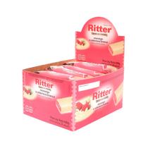 Barra de Cereal Morango com Chocolate Branco display com 24 un - Ritter