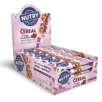 Barra de cereal nutry frutas vermelhas - 1 dp com 24 und 22g Barra de cereal nutry frutas vermelhas - 1 dp com 24 und 22g