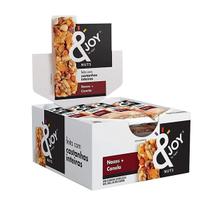 Barra de Cereal sabor Nozes e Canela Display 12un de 30g - &Joy Barra de Cereal sabor Nozes e Canela Display 12un de 30g - &Joy