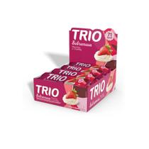 Barra de Cereal Trio sobremesa Morango e Chantilly 20g caixa com 12 unidades Barra de Cereal Trio sobremesa Morango e Chantilly 20g caixa com 12 unidades