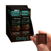 Barra De Chocolate 100% Cacau Puro Only 1 - Caixa 6 Unidades 70g