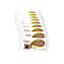 Barra de Chocolate 37% Cacau Zero Adição de Açúcares - 10x100g - DIVINE