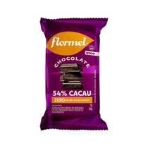 Barra de chocolate 54% cacau zero 20g - FLORMEL