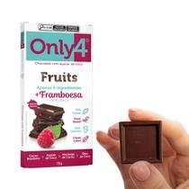 Barra De Chocolate 70% Cacau Com Framboesa - Only4 70g