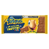 Barra de Chocolate ao Leite com Confeitos Tortuguita 80g - Arcor Barra de Chocolate ao Leite com Confeitos Tortuguita 80g - Arcor