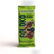 Barra de chocolate ao leite de coco zero adição de açúcares - 80g