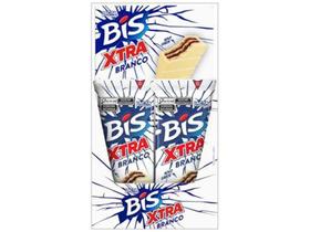 Barra de Chocolate Bis Xtra Branco 1,08kg 24 Unidades Lacta Barra de Chocolate Bis Xtra Branco 1,08kg 24 Unidades Lacta