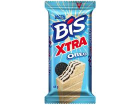 Barra de Chocolate Bis Xtra Oreo Branco - 45g Lacta Barra de Chocolate Bis Xtra Oreo Branco - 45g Lacta