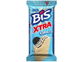 Barra de Chocolate Bis Xtra Oreo Branco - 45g Lacta