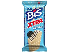 Barra de Chocolate Bis Xtra Oreo Branco - 45g Lacta Barra de Chocolate Bis Xtra Oreo Branco - 45g Lacta