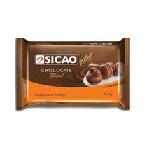 Barra de Chocolate Blend Gold 2,1kg - Sicao Barra de Chocolate Blend Gold 2,1kg - Sicao