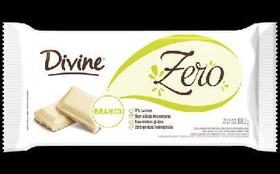Barra de Chocolate Branco Zero Divine 100g - Sem Glúten, Zero Açúcar e Lactose