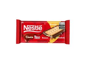 Barra De Chocolate Choco Trio Biscoito Recheio Amendoim 90g - Nestle