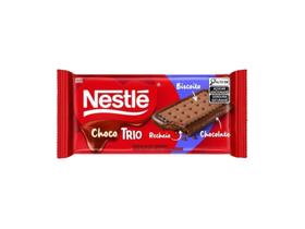 Barra De Chocolate Choco Trio Biscoito Recheio Chocolate 90g - Nestle