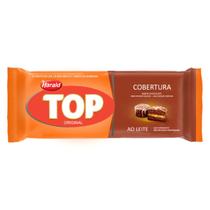 Barra De Chocolate Cobertura Ao Leite 1,01kg Top Harald