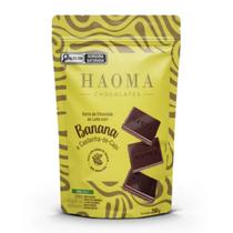 Barra De Chocolate Com Banana E Castanha De Caju Pacote 250g Haoma