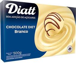 Barra De Chocolate Diet Branco 500g - Diatt