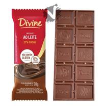 Barra de Chocolate Divine Ao Leite 37% Cacau 20g