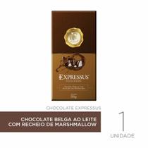 Barra de Chocolate Expressus Kakaw Belga ao Leite com Recheio de Marshmallow