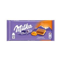 Barra De Chocolate Importado Caramelo Milka 100 G