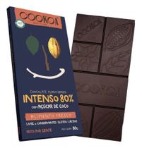 Barra De Chocolate Intenso 80% Cacau Cookoa 80g
