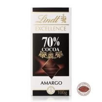 Barra de Chocolate Lindt Excellence 70 Dark 100g Barra de Chocolate Lindt Excellence 70 Dark 100g