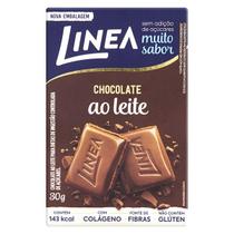 Barra de Chocolate Linea Diet Sem Açúcar Chocolate ao Leite 30g Barra de Chocolate Linea Diet Sem Açúcar Chocolate ao Leite 30g