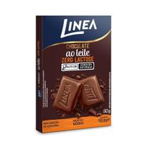 Barra de Chocolate Linea Diet Sem Açúcar Chocolate ao Leite Zero Lactose 30g