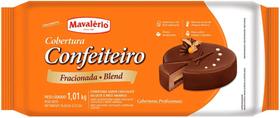 Barra de Chocolate Mavalério 1,01kg Blend Cobertura Confeiteiro