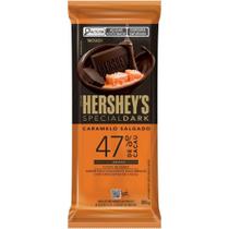 Barra de Chocolate Meio Amargo 47 Cacau Caramelo Salgado Special Dark 80g Hersheys