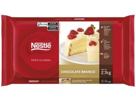 Barra de Chocolate Profissional Chocolate Branco 2,1kg Nestlé