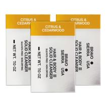 Barra de corpo e cabelo Bravo Sierra All-In-One masculina 200mL x3