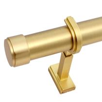 Barra de cortina BlastHome Luxury 90 cm em ouro escovado Signature