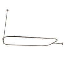 Barra de cortina de chuveiro Kingston Brass CC3156 Retangular Níquel