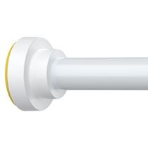Barra de cortina de chuveiro Thestoa White ajustável 110-198 cm