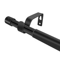 Barra de cortina TrencaHK ajustável 91-165 cm preta para Windows