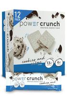 Barra de Energia Proteica Power Crunch Cookies & Cream 12x40g Barra de Energia Proteica Power Crunch Cookies & Cream 12x40g