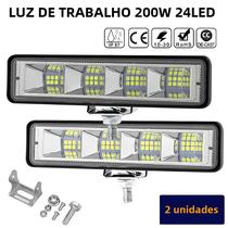 Barra De Feixe De Luz De Trabalho Led De 6 Polegadas 24 Led Lâmpada De Retrofit Para Carro Suv