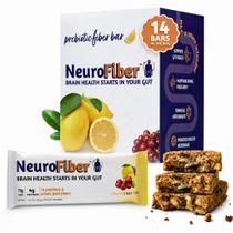 Barra de Fibra NeuroFiber Limão e Cranberry Pacote com 14 unidades