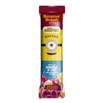 Barra de Fruta Banana Brasil Kids Minions Sabor Banana e Uva Zero 22g