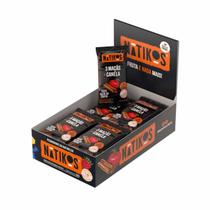 Barra De Fruta Maçã E Canela Natural Sem Açúcar - Natikos 12 Unidades 30g Barra De Fruta Maçã E Canela Natural Sem Açúcar - Natikos 12 Unidades 30g