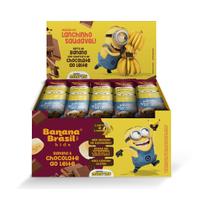 Barra de Fruta Minions Banana Com Cobertura de Chocolate ao Leite Display 20un de 22g- Banana Brasil Barra de Fruta Minions Banana Com Cobertura de Chocolate ao Leite Display 20un de 22g- Banana Brasil