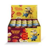 Barra de Fruta Minions Banana e Morango Com Cobertura de Morango Display 20un de 22g- Banana Brasil Barra de Fruta Minions Banana e Morango Com Cobertura de Morango Display 20un de 22g- Banana Brasil